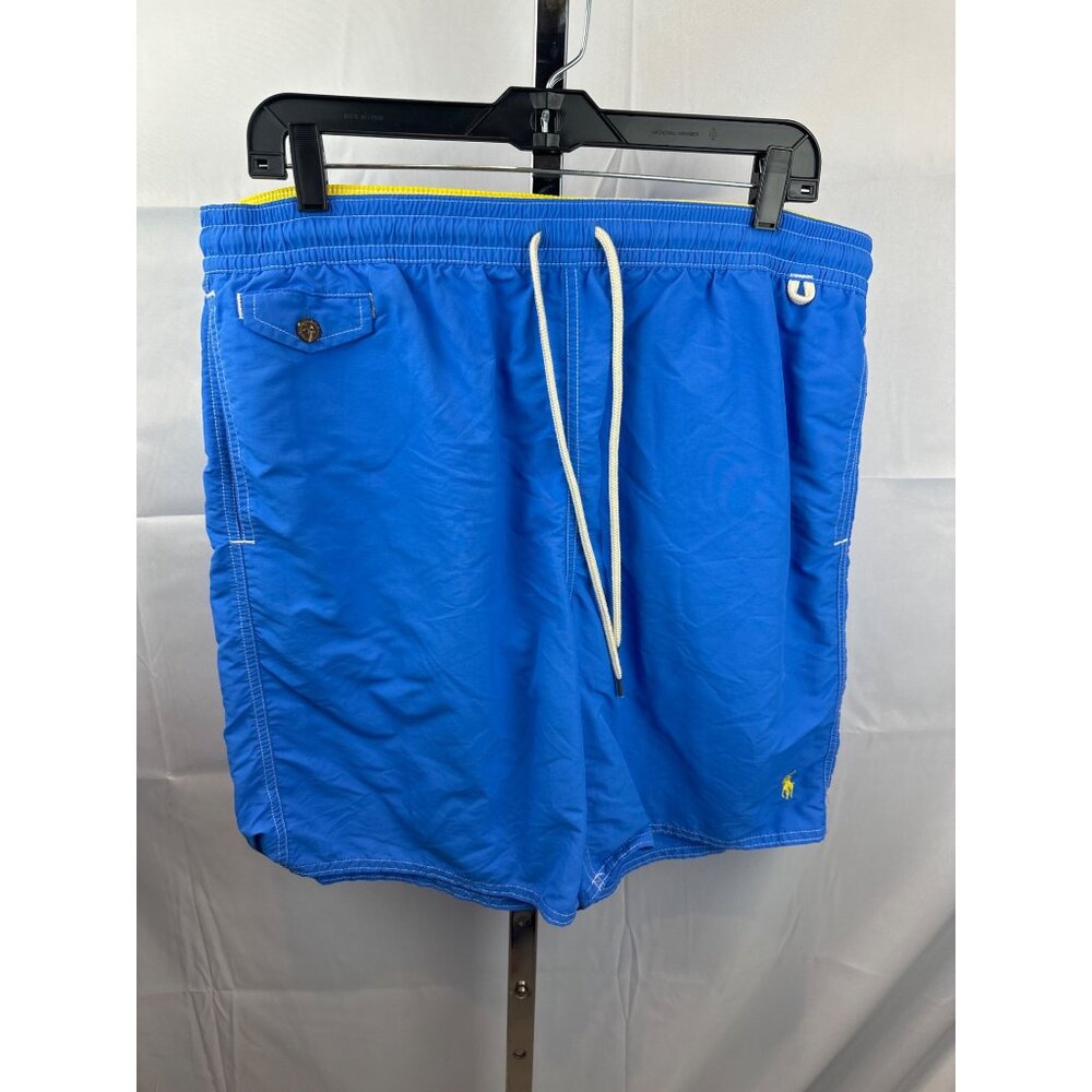 Polo Ralph Lauren Mens Blue Swim Shorts XL Nylon/Polyester